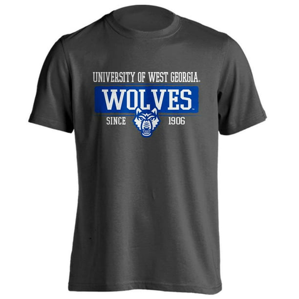 West Georgia Wolves Bar Mascot Established Short Sleeve T-Shirt 
